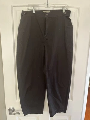 Everlane The Fatigue Barrel Pants Black Size 12 Organic Cotton Blend Stretch - Image 1 of 4