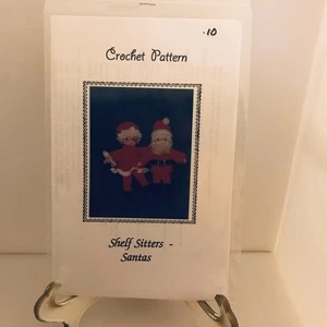 #1863 Shelf Sitters Santa and Mrs Santa crochet pattern - Picture 1 of 1