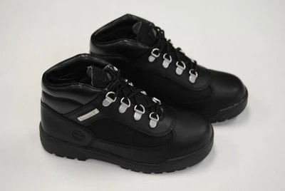 NUEVA BOTA DE CAMPO PREESCOLAR TIMBERLAND TB015706001 CUERO GRANO COMPLETO NEGRA Foto 1 de 4