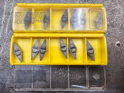 Qty 6 Kennametal VPGR 332 VCGR160408 1163327 K68 Grade Carbide Inserts - Image 1 of 2