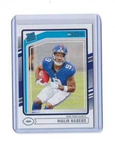 2024 Donruss Malik Nabers Rated Rookie #383 Giants - Picture 1 of 2