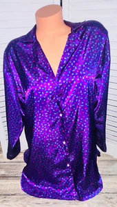 Vintage Victoria's Secret Nachthemd Gold Label SMALL lila Satin Feel Nachthemd - Bild 1 von 5