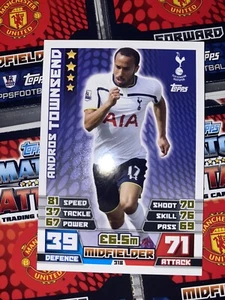 Andros Townsend - Match Attax 2014/15 Topps, Tottenham Hotspur Basic card - Picture 1 of 3
