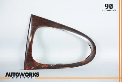 04-07 Jaguar XJR XJ8 Vanden Plas console central câmbio de marchas moldura acabamento madeira fabricante de equipamento original - Imagem 1 de 4