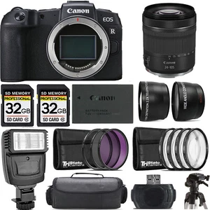 Canon EOS RP Mirrorless Camera +24-105mm f/4-7.1 IS STM Lens +Flash- Kit - Picture 1 of 10