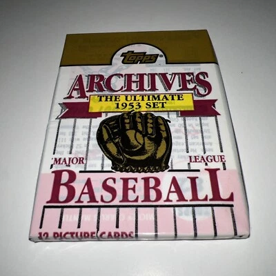 Topps Archives The ultimate 1953 set. 12 picture cards. Major League Baseball - Image 1 of 3
