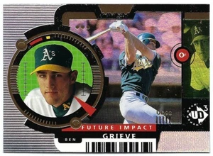 BEN GRIEVE 1998 UPPER DECK UD3 FUTURE IMPACT RB10 SET 190 SUBSET F170 OAKLAND As - Picture 1 of 2