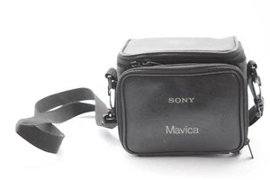Estuche para cámara digital Sony Mavica negro cuero genuino/OEM nailon - Imagen 1 de 6