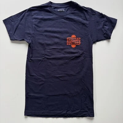 Camiseta STANCE The Crew Adulto XS Azul Naranja Logo Camiseta Años 70 Flor Nunca Usada Foto 1 de 4