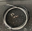 3 Metres BLACK OUTER BRAKE CABLE and 2 Inner Brake Cables + Ferrules/Crimps