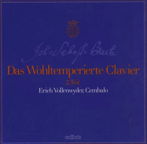 BACH WTK Well Tempered Piano Bk.2 ERICH VOLLENVYDER Harpsichord EX LIBRIS 3LP - Picture 1 of 3