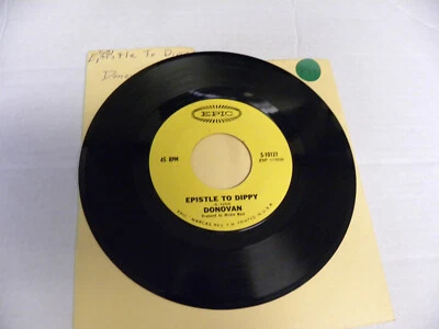 Donovan - Epistle To Dippy 7" 45 RPM Vinyl  1967 Epic 510127 VG / Free Ship - Image 1 of 2