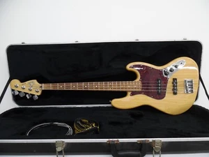 Fender FSR Jazz Bass 2016-2017 MIM Special Edition Deluxe Natural Ash 4-String - Picture 1 of 12