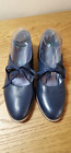 Seasalt Leather Shoes Size 5 BNWOB Navy Blue NEW (B75)