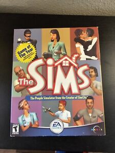 The Sims Windows PC Complete in Box 2000 Big Box PC GAME