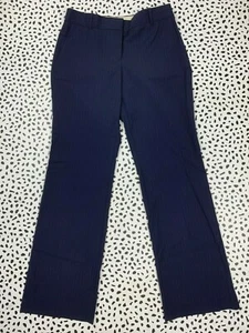 Women's J. Crew Factory Suiting Pant in Pinstripe Wool City Fit Sz 8 #91976 - Picture 1 of 5
