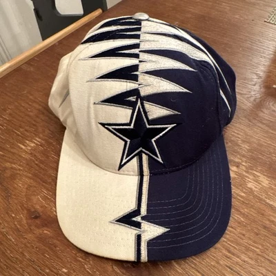 Vintage Dallas Cowboys Shockwave Snapback Hat Cap 1990s Vintage NFL Proline - Image 1 of 4