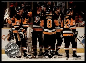 1991-92 Pro Set Platinum #144 Pittsburgh Penguins - Picture 1 of 2