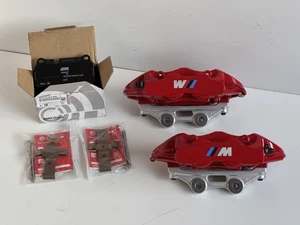 BMW F8x 2NH / CCB 4 Piston Brembo Rear Brake Calipers & Pads - F80 F82 F87 - NEW - Picture 1 of 22