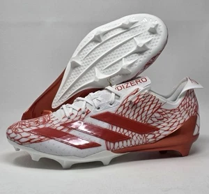 Adidas Adizero Electric Orange/White Football Cleats IH8570 US Men's Size 13 New - Picture 1 of 5