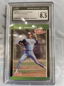 1989 Donruss The Rookies - Randy Johnson #43 (RC) CGC 8.5 - Picture 1 of 2