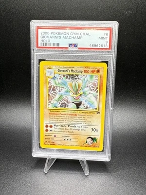 Giovanni’s Machamp Holo 2000 Pokémon Gym Challenge Giovanni 6/132 PSA 9 RC53 - Image 1 of 2