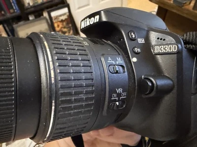 Nikon D3300 DSLR Camera (Kit w/ AF-S 18-55mm 55-200mm Lens) - Image 1 of 4