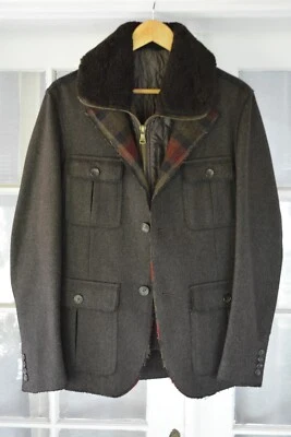 Dolce & Gabbana 羊毛粗花呢夏尔巴野战夹克 - 尺寸 48 EU / 38 US — 第 1/4 张图片