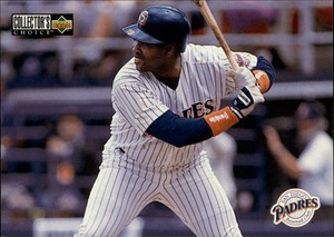 1996 Collector's Choice San Diego Padres Baseball Card #408 Tony Gwynn TC