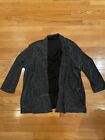 Notations Black Velvet Sparkly Blouse All In One Jacket And Shell XL Preowned
