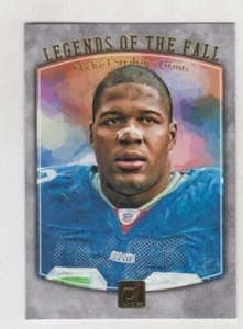 Michael Strahan 2018 Donruss Legends of the Fall Insert #LF-6 New York Giants - Imagen 1 de 1