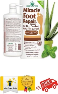 Miracle Fußreparaturcreme | 32-Unzen-Flasche | Schnelle Linderung für trockene, rissige Füße - Bild 1 von 8