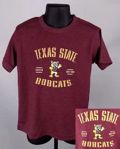 Texas State Bobcats Shirt Toddler 2T Red Team Logo Graphic Shirt New - Picture 1 of 4
