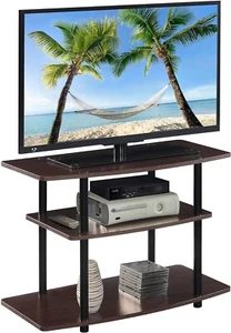 Small Corner TV Stand Console Open Entertainment Center For 32 inch Living Room - Picture 1 of 4