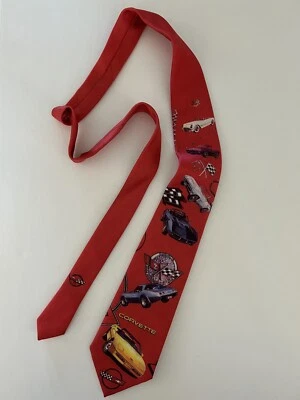 Corbata roja Ralph Marlin Corbette 25 aniversario EE. UU. 1953-1978 motor Chevrolet de colección Foto 1 de 4