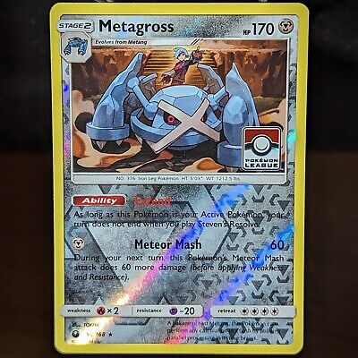 Metagross 95/168 LP League Promo Reverse Holo Celestial Storm SM Pokemon Card