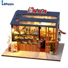 DIY Unassembled Dollhouse Miniatures Kit House Model Mini House Building Toys
