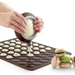 Silikon-Backmatte großes doppeltes mit Seiten versehenes Macaron Makro^^i - Bild 1 von 7