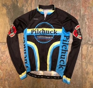 Primal Mens Cycling Jersey Size S Full Zip Short Sleeve Pilchuck Logo Beer - Picture 1 of 9