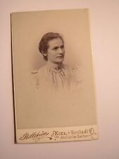 Kiel - 24. März 1898 - junge schöne Frau - Portrait / CDV