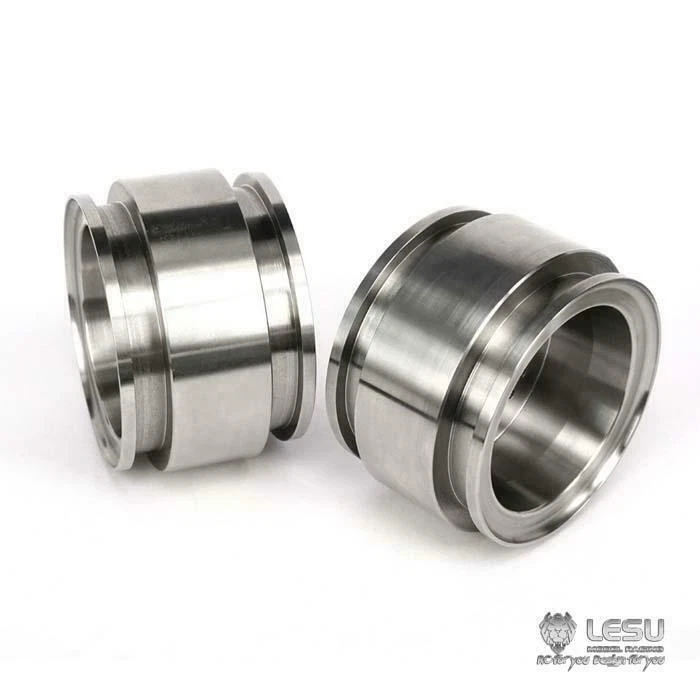 LESU Metal DIY Spare Parts Wheel Hubs for 1/15 Loader RC Cars Model Truck Tamiye - Image 1 of 4