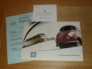 Volkswagen Transporter Type 2 Brochure 1956 Split Screen inc Microbus - Picture 1 of 4