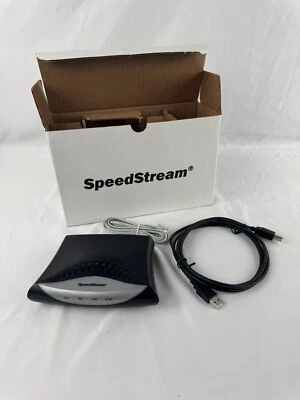 SIEMENS Windstream Speedstream 4200 Ethernet USB ADSL Modem With Power Supply - Image 1 of 3