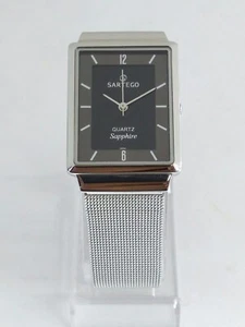 Sartego Seville quartz sapphire 50 meter square case women's watch SVS311 - Picture 1 of 5