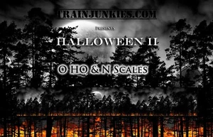 TrainJunkies Halloween II Model Railroad Backdrop - Picture 1 of 6