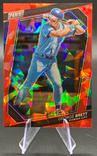 2023 George Brett Panini National VIP Gold Pack #46 Red Cracked Ice Prizm /199