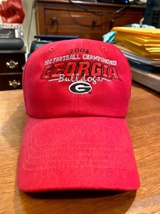 Georgia Bulldogs 2002 SEC Juego de Campeonato NCAA Fútbol Gorra Sombrero - Imagen 1 de 10