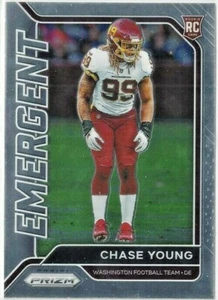 2020 Panini Prizm Emergent RC #15 Chase Young Washington - Picture 1 of 1
