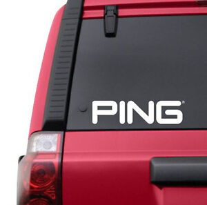 PING GOLF Decal Stickers (2)  - Ping Golf - Buy 1 get 1 Free - WoW PGA 