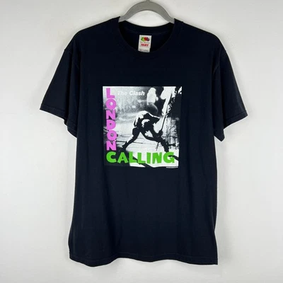 Camisa The Clash London Calling Vintage 2003 Banda Punk Rock Para Hombre Talla M Foto 1 de 4